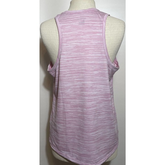 NIKE Women’s L Racerback Tee Pink Athletic - Picture 2 of 6